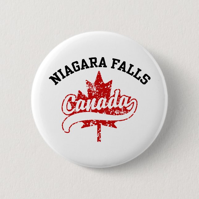 Niagara Falls Canada Pinback Button (Front)
