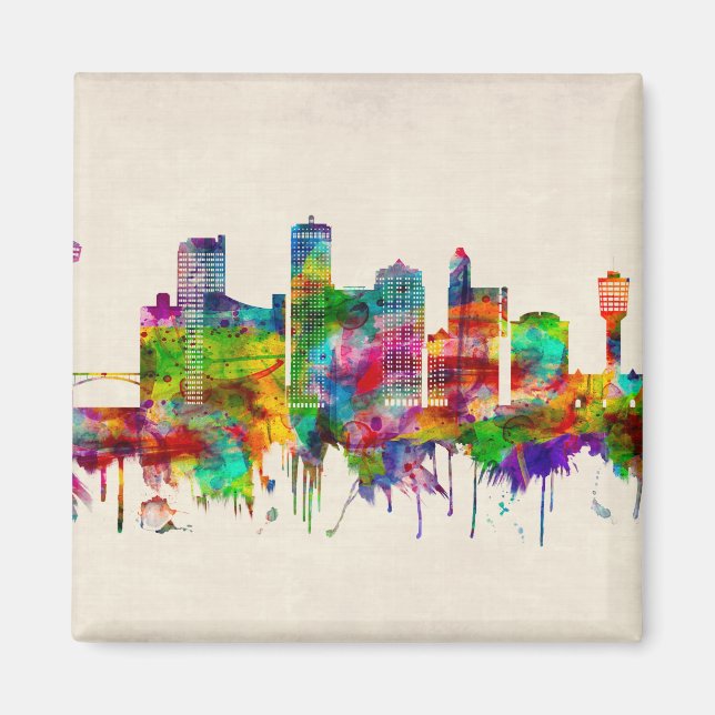 Niagara Falls Canada Skyline Magnet (Front)