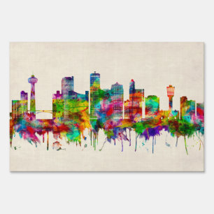 Niagara Falls Canada Skyline Sign