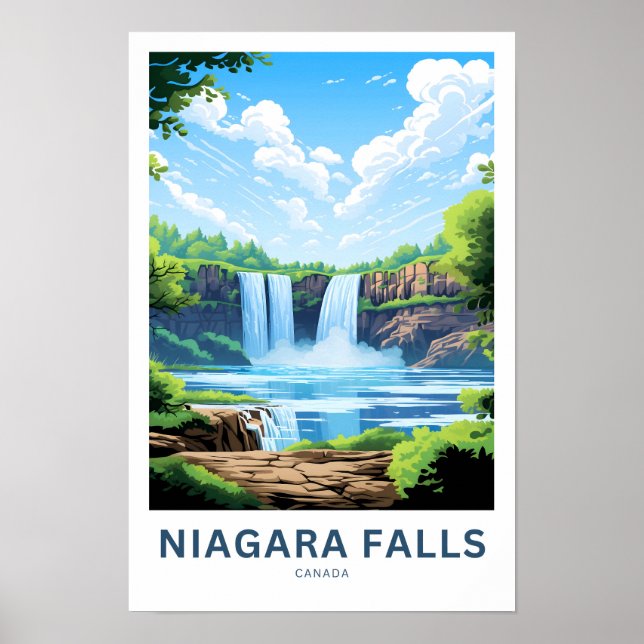 Niagara Falls Canada Travel Poster (Front)