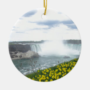 Niagara Falls Canadian Side Ceramic Ornament