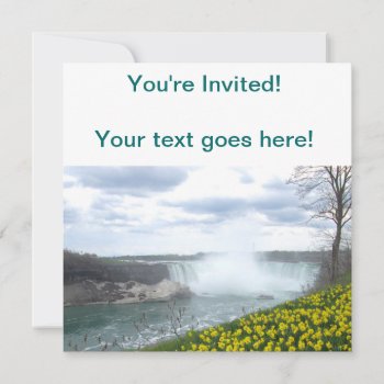 Niagara Falls Canadian Side Invitation by VacationPhotography at Zazzle