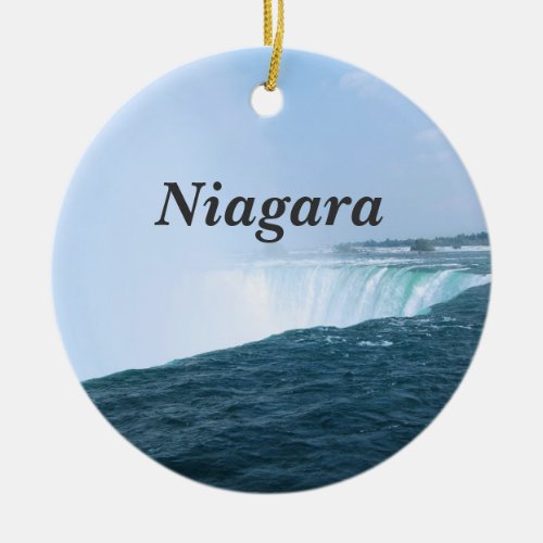 Niagara Falls Ceramic Ornament