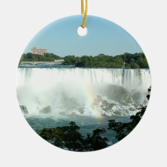 Niagara Falls Ceramic Ornament (Front)