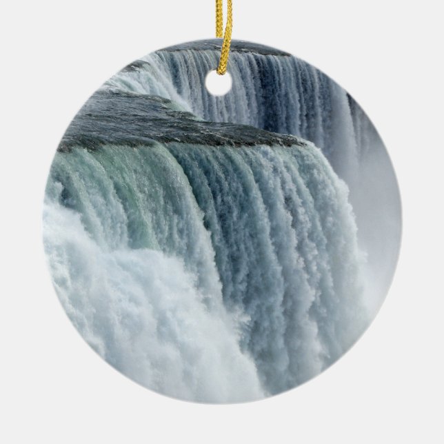 Niagara Falls Ceramic Ornament (Front)