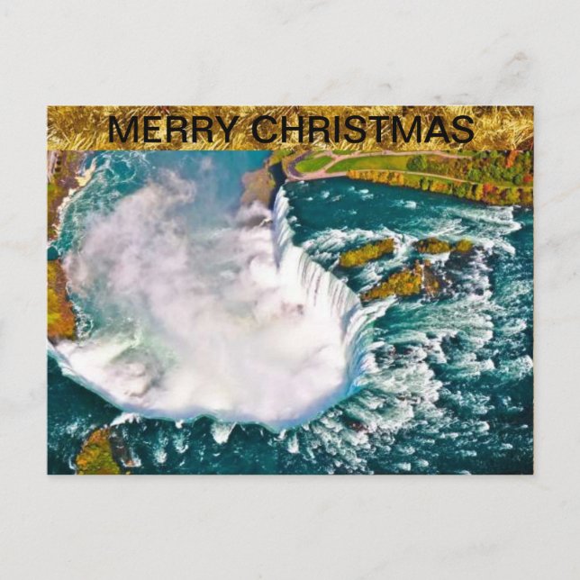 Niagara Falls Christmas Postcard (Front)