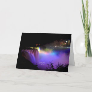 Niagara Falls, Dancing Lights, Card