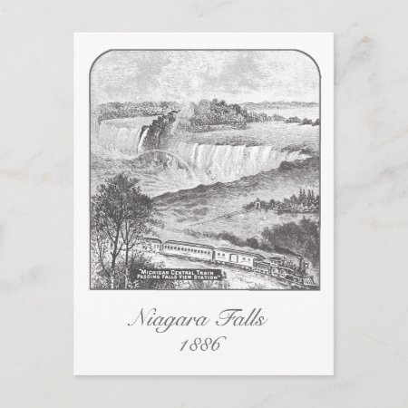 Niagara Falls - Falls View Railway 1886 Postcard