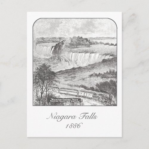 Niagara Falls _ Falls View Railway 1886 Postcard