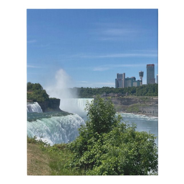 Niagara Falls Faux Canvas Print (Front)