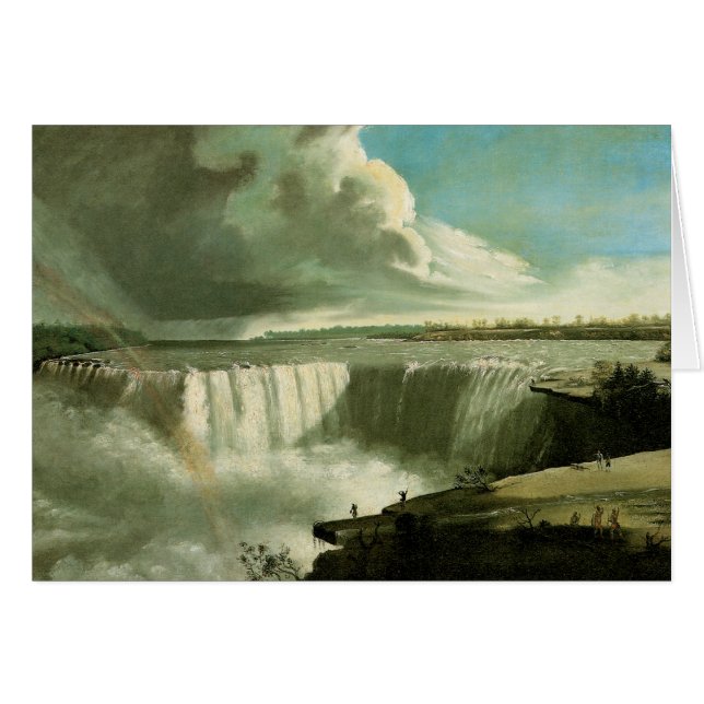 Niagara Falls From Table Rock by John Vanderlyn Cards (Front Horizontal)