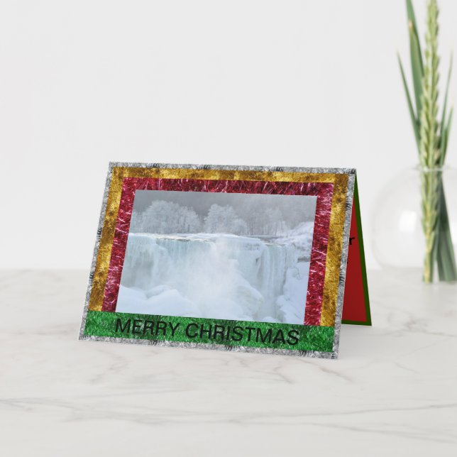 Niagara Falls Frozen Christmas Card (Front)