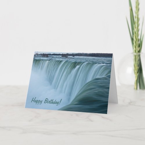 Niagara Falls Happy Birthday Card