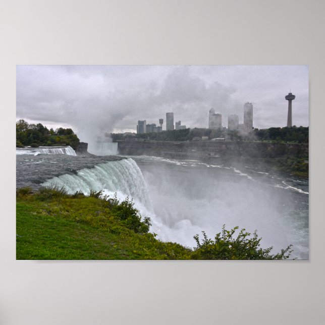 Niagara Falls in the Mist, New York Poster (Front)