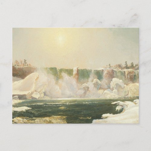  Niagara Falls in Winter by Jasper Francis Cropsey Postcard