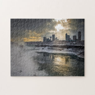 NiagarA Falls in winter Jigsaw Puzzle
