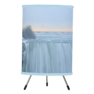 Niagara Falls in Winter Tripod Lamp