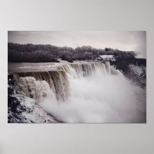 Niagara Falls Landscape Poster