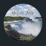 Niagara Falls Magnet<br><div class="desc">Niagara Falls as seen from New York State. This amazing waterfall boasts 700, 000 gallons of water traveling down Niagara Falls every second.</div>