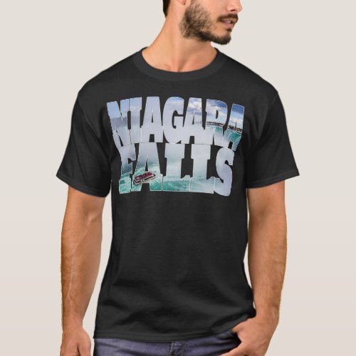 Niagara Falls Maid of Mist Waterfall Boat Tourist  T_Shirt