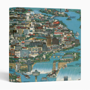 Niagara Falls Map 3 Ring Binder
