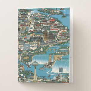 Niagara Falls Map Pocket Folder
