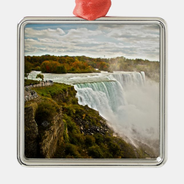 Niagara Falls Metal Ornament (Front)