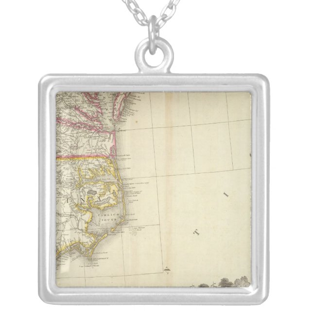 Niagara Falls, New York 2 Silver Plated Necklace (Front)