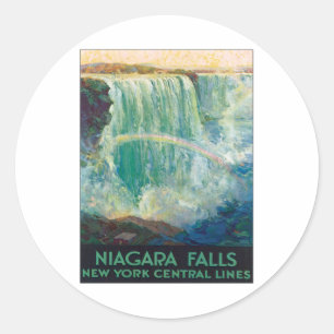 Niagara Falls New York Classic Round Sticker