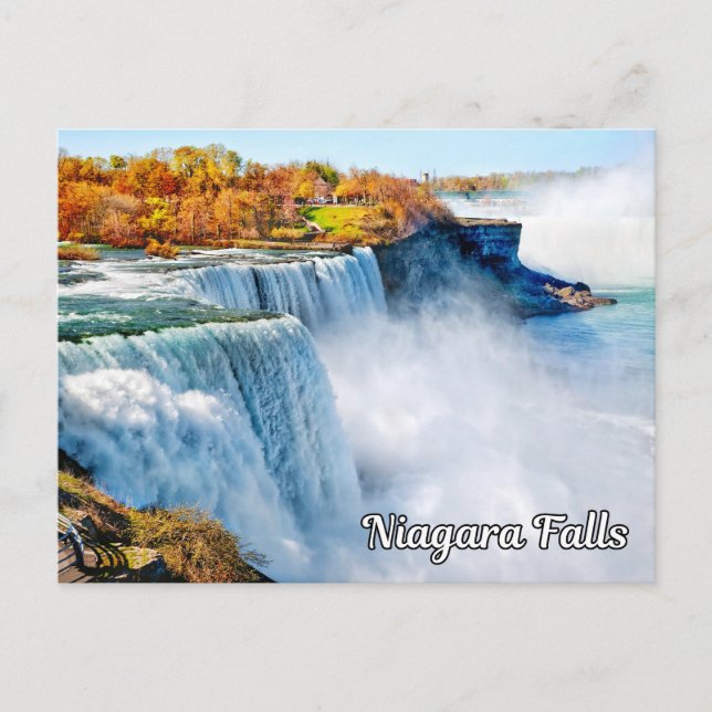 Niagara Falls, New York Holiday Postcard (Front)
