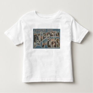 Niagara Falls, New York - Large Letter Scenes 4 Toddler T-shirt