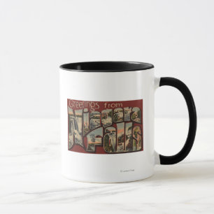 Niagara Falls, New York - Large Letter Scenes 5 Mug