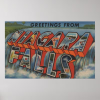 Niagara Falls, New York - Large Letter Scenes