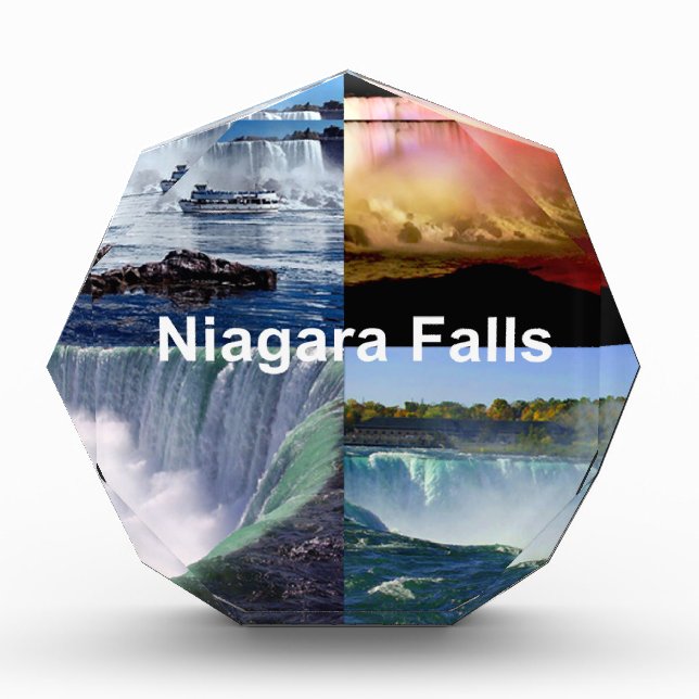 Niagara Falls New York Photo Views Acrylic Award (Front)