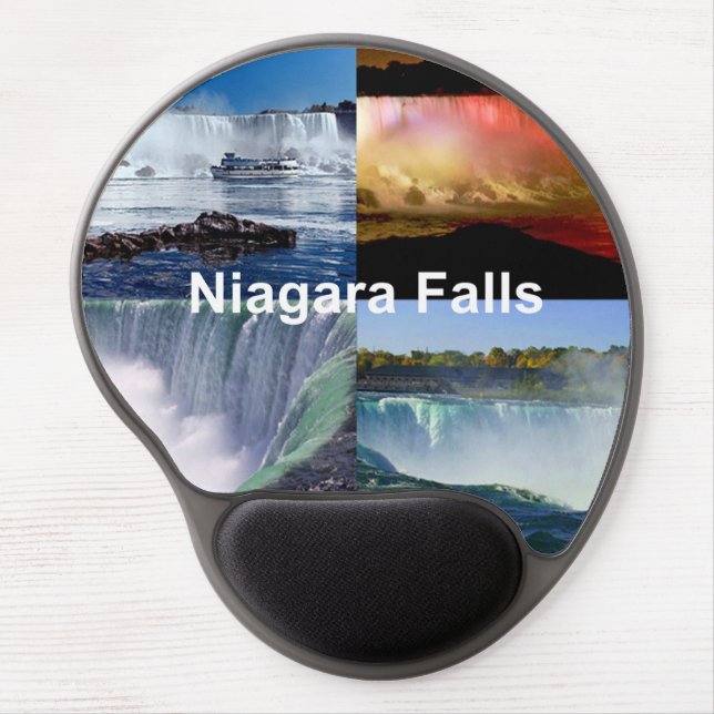 Niagara Falls New York Photo Views Gel Mouse Pad (Front)
