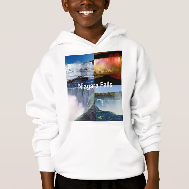 Niagara Falls New York Photo Views Hoodie (Front)