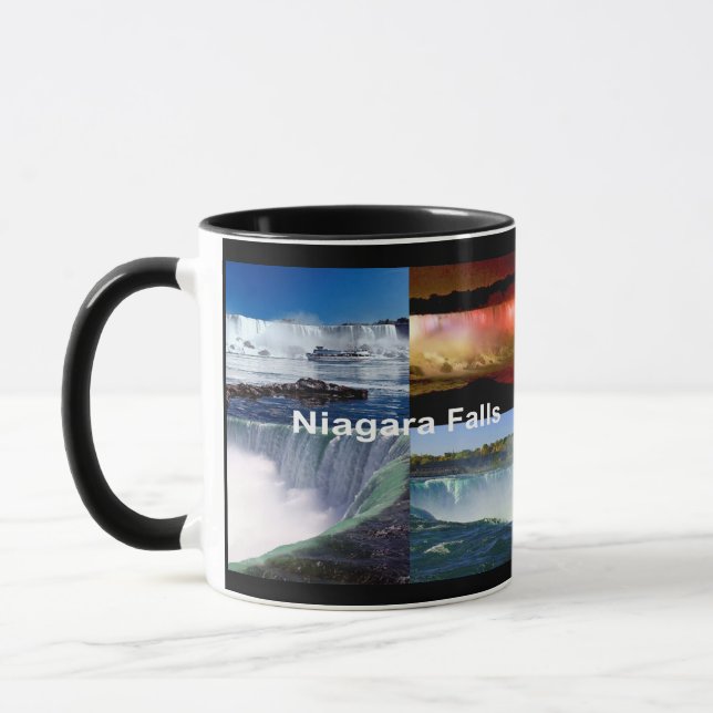 Niagara Falls New York Photo Views Mug (Left)