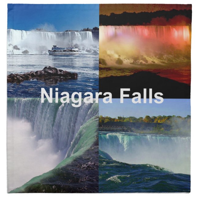 Niagara Falls New York Photo Views Napkin (Front)