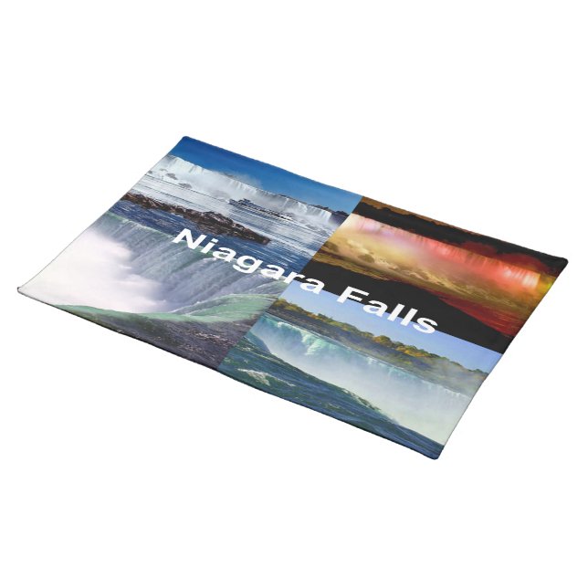 Niagara Falls New York Photo Views Placemat (On Table)