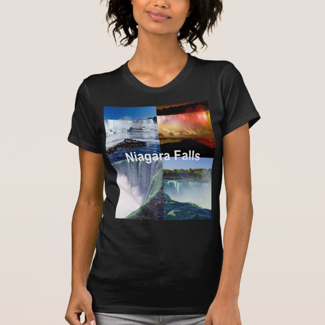 Niagara Falls New York Photo Views T-Shirt (Front)