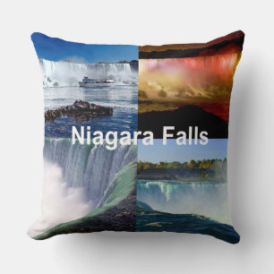 Niagara Falls New York Photo Views Throw Pillow