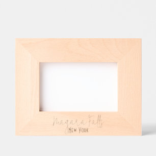 Niagara Falls, New York Travel Souvenir Engraved Frames