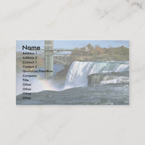 Niagara Falls, New York, USA Business Cards