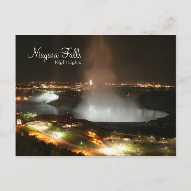 Niagara Falls, Night Lights - Post Cards (Front)
