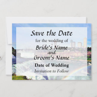 Niagara Falls NY - Under the Rainbow Save the Date