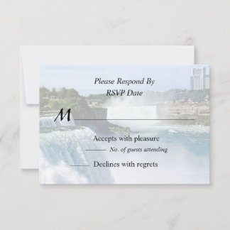 Niagara Falls NY - View From the American Side RSVP Card
