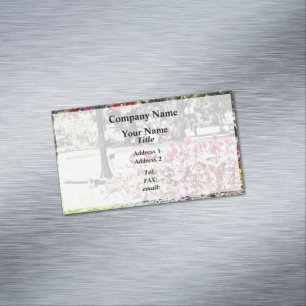 Niagara Falls ON - Queen Victoria Park Business Card Magnet