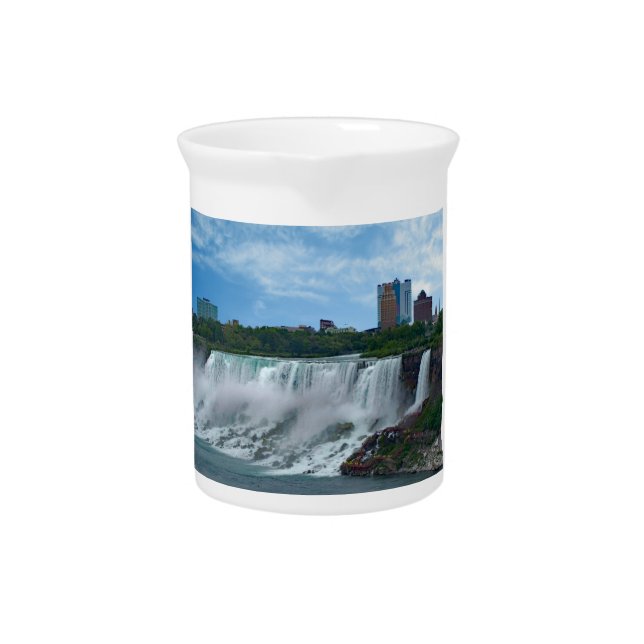 Niagara Falls on the Canadian Side  Beverage Pitcher (Front)