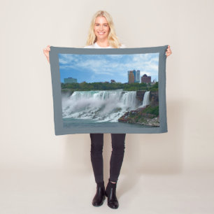Niagara Falls on the Canadian Side Fleece Blanket