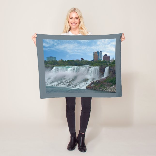 Niagara Falls on the Canadian Side  Fleece Blanket (In Situ)